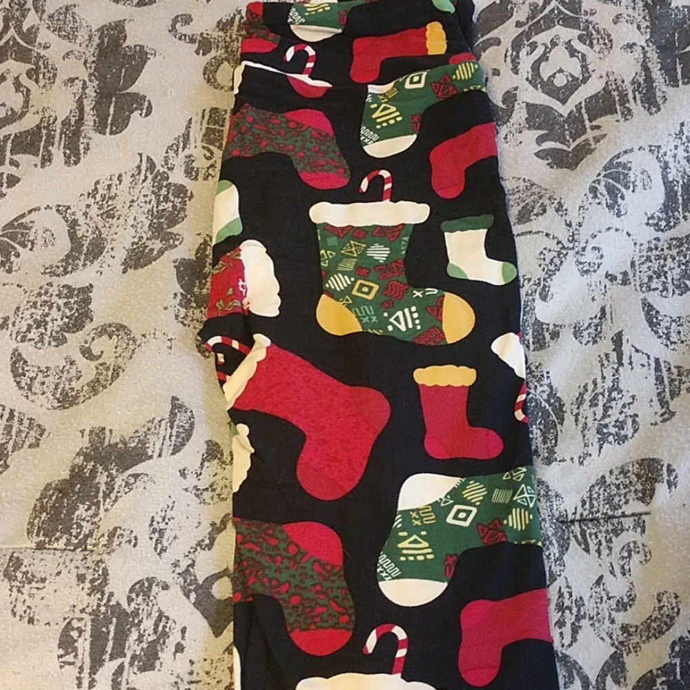 One size lularoe Christmas leggings
